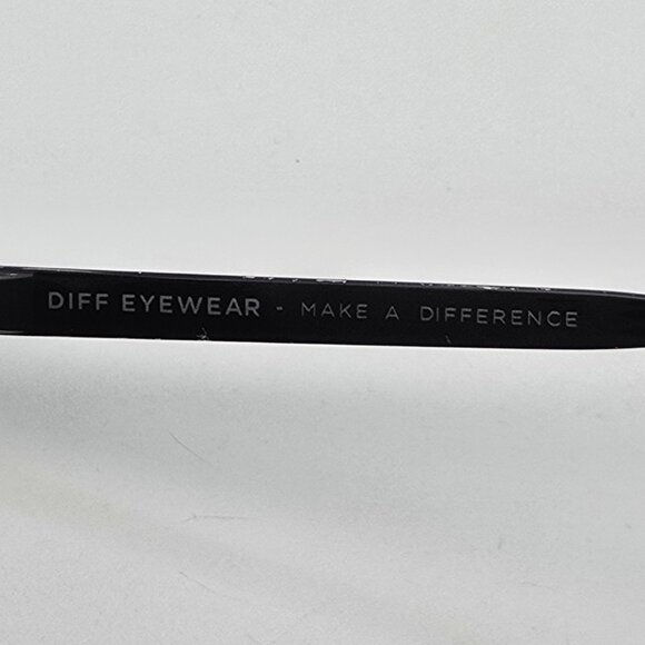 Diff Eyewear Becky II Black Frame Polarized Dark Smoke Lens Cat Eye Sunglasses - Picture 12 of 16